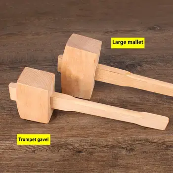 wooden mallet hammer