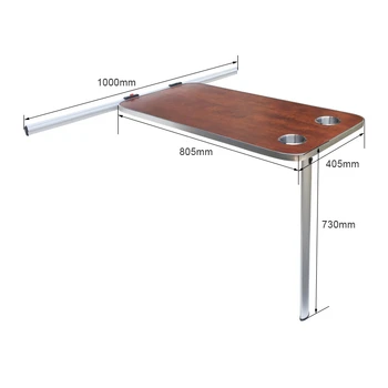 image of a table designed for campers or other small mobile homes