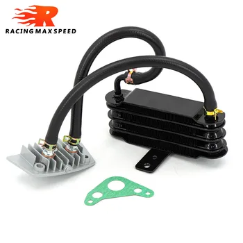 Image of an universal oil cooler for motorcycles