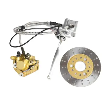 image of a front brake replacement set from aliexpress, suitable for a honda dax